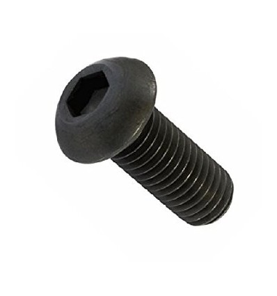 Buttonhead bolt DIN 7380 sort