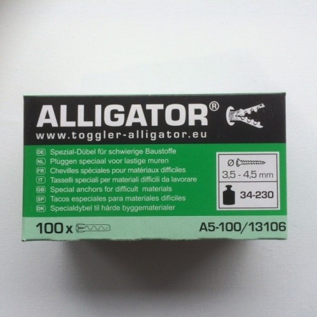 Toggler Alligator ravplugs uden krave