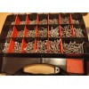 Sortiment med pladeskruer A4 rustfri DIN 7981 1320 dele