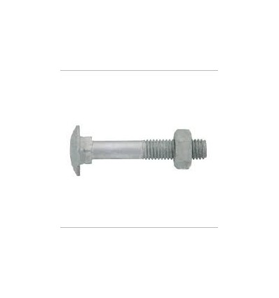 DIN 603 bræddebolt galvaniseret