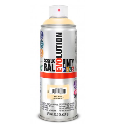 Pinty Plus Akryl spray RAL 1015 Lys creme