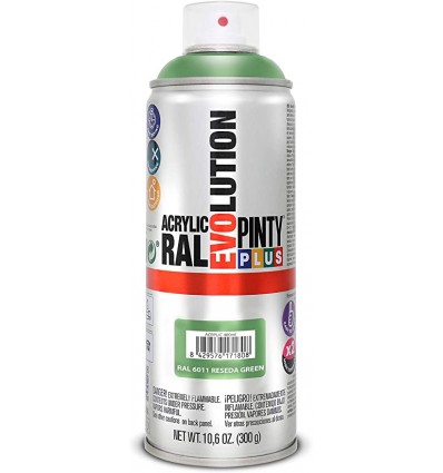 DANMARKS BEDSTE OG BILLIGESTE AKRYL SPRAY RAL 6011 Reseda Green