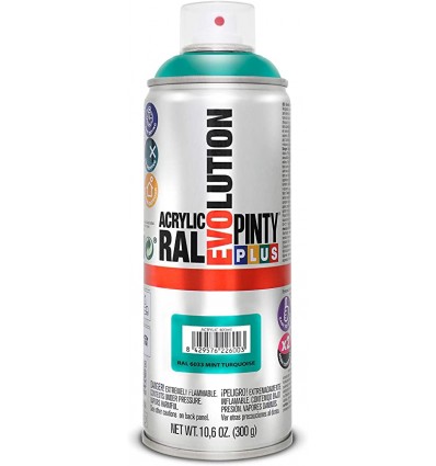 DANMARKS BEDSTE OG BILLIGESTE AKRYL SPRAY RAL 6033 Mint Turquoise