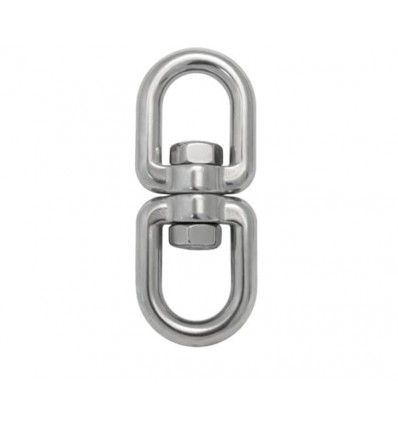 6 mm Swivel Rustfri syrefast