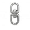 6 mm Swivel Rustfri syrefast