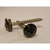 Farvet facadeskruer A2 RAL 9005 sort