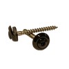 Farvet facadeskruer A2 RAL 9005 sort