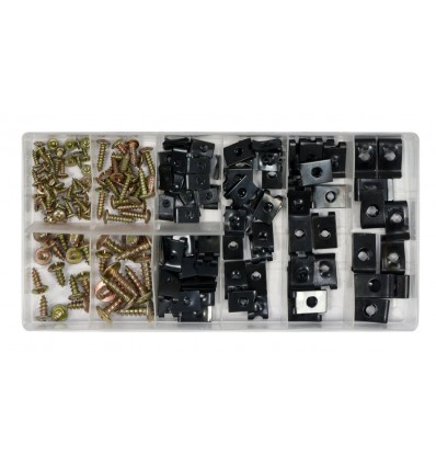 Yato Pladeclips med skruer sortiment YT-06780