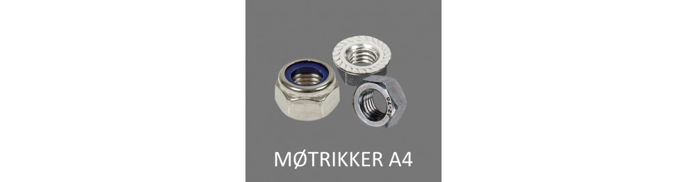 Møtrikker A4