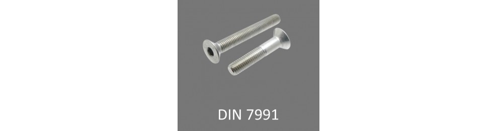 Undersænket DIN 7991