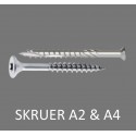Skruer Rustfri A2 & A4